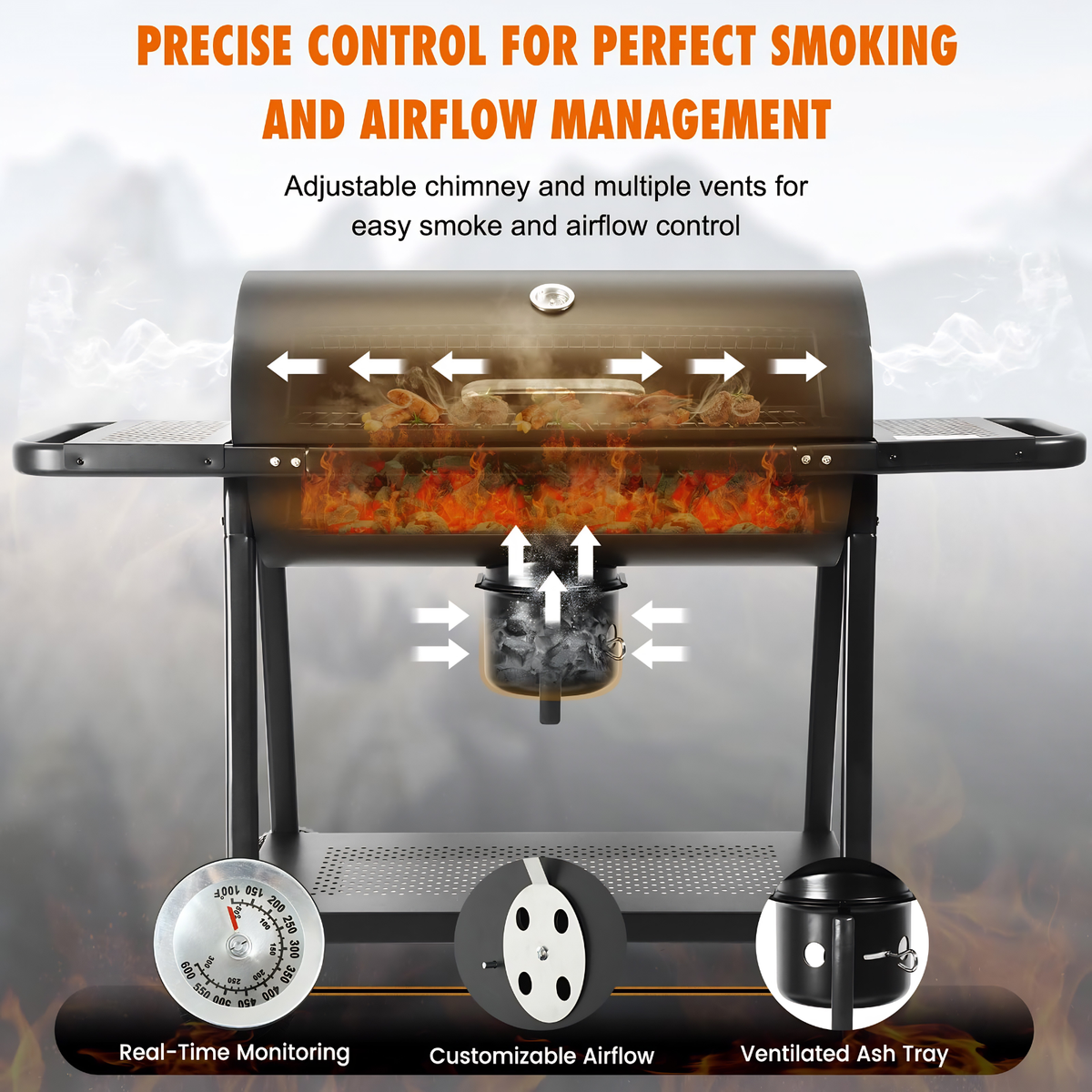 Barrel BBQ Charcoal Smokers & Grills – Outdoor BBQ Cooking
