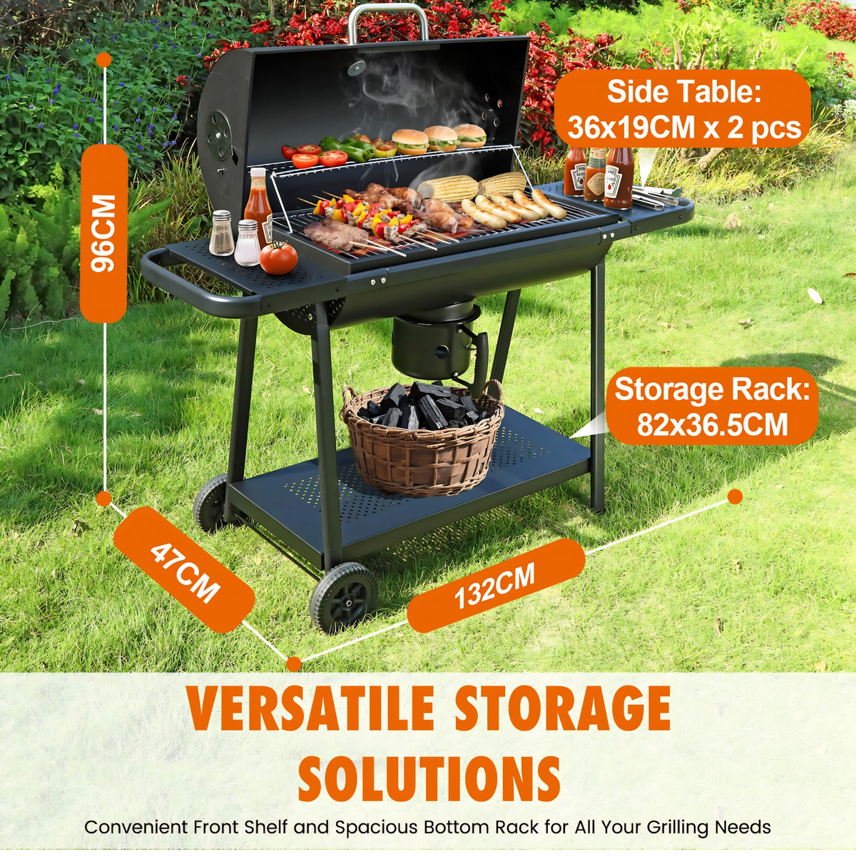 Barrel BBQ Charcoal Smokers & Grills – Outdoor BBQ Cooking